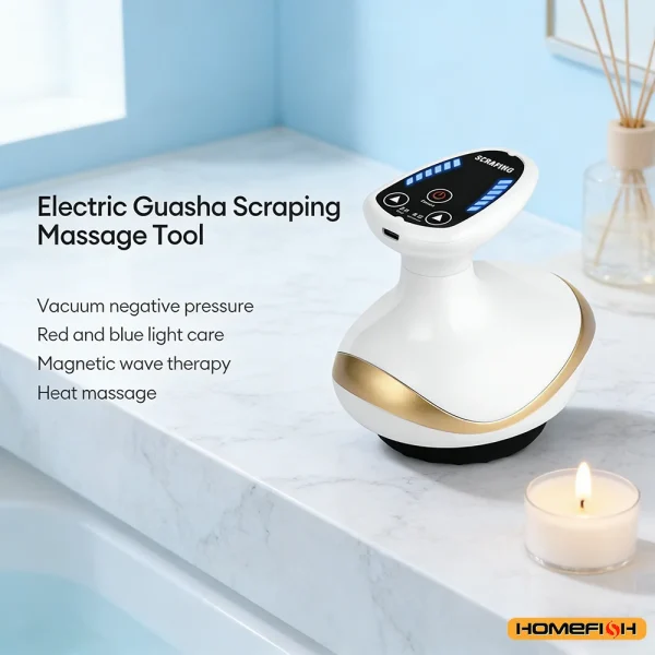 Professional EMS Body Massager – Cupping, Gua Sha & Suction Therapy Tool