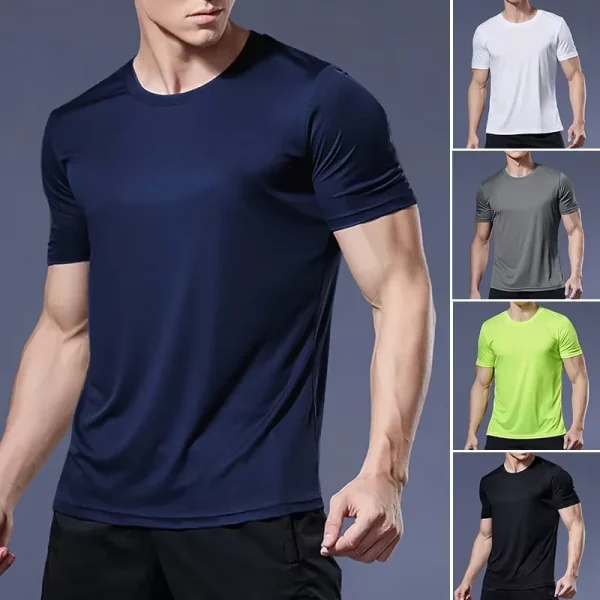 Moisture‑Wicking Sports T‑Shirt – Men’s Lightweight Training Top