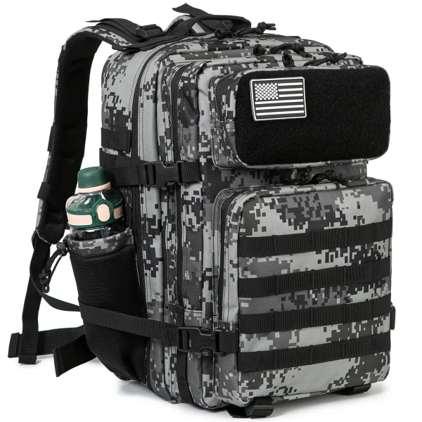 Heavy‑Duty 45L Tactical Backpack – Hiking, Gym & EDC Gear Bag
