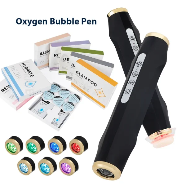 Oxygen Bubble Facial Pen – CO₂ Gel Beauty Device for Deep Skin Renewal
