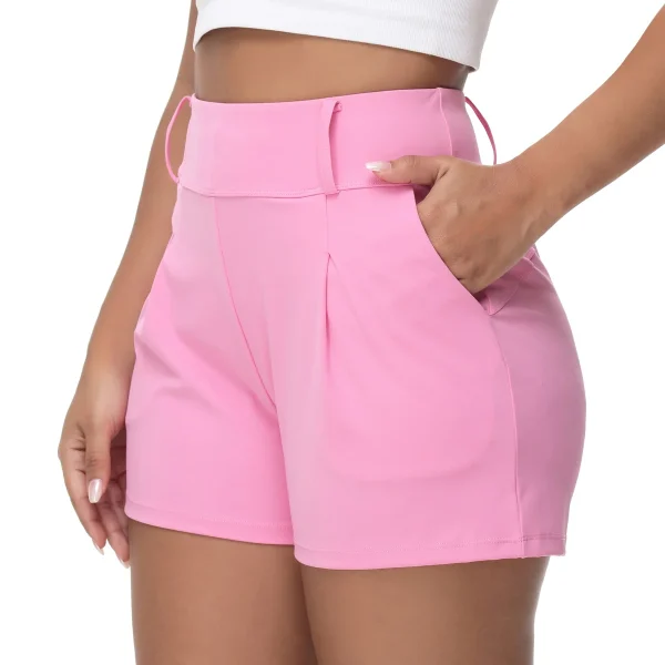 High‑Waist Women’s Workout Shorts – Breathable Summer Yoga & Running Wear