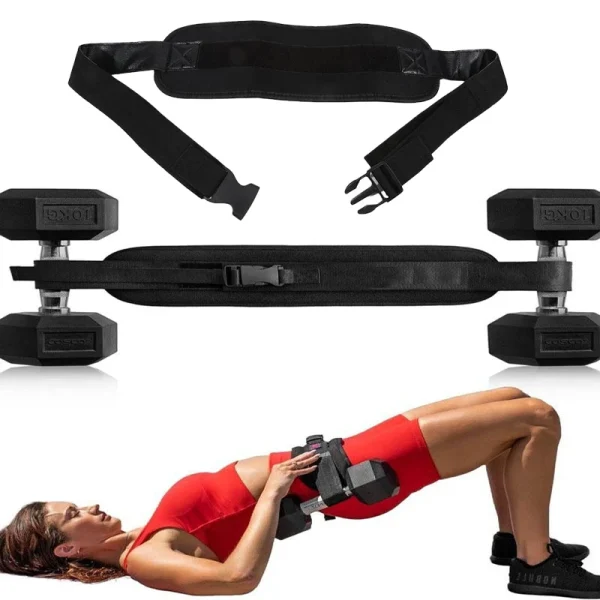 Dumbbell Exercise Belt Hip Thrust