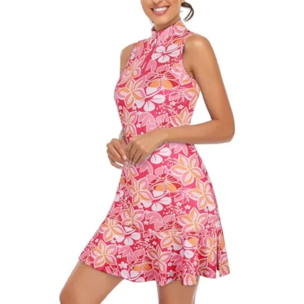 Womens Golf Tennis Sleeveless Athletic Sports Workout Dress