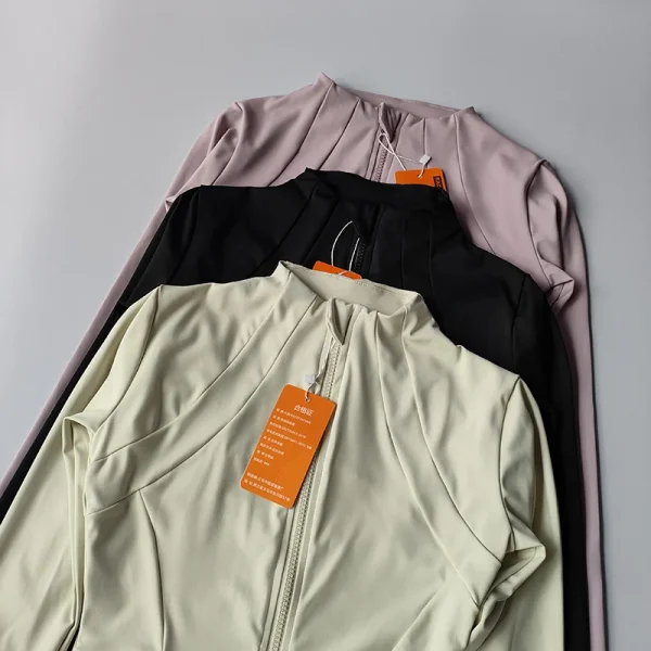Yoga Sports Jacket for Women – Slim‑Fit Quick‑Dry Training Layer