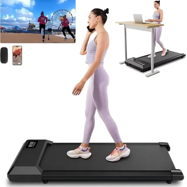 Superun Mini Treadmill – 2.5HP Under‑Desk Walker with APP & Remote