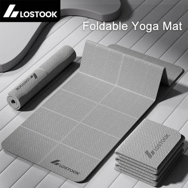 Foldable 4mm TPE Yoga Mat – Travel‑Ready, Easy Storage for Home & Yoga Workouts